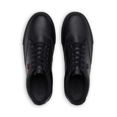 Kickers Tovni Tumble Leather Mens Shoes Black