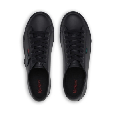 Kickers Tovni Lacer Leather Mens Shoes Black