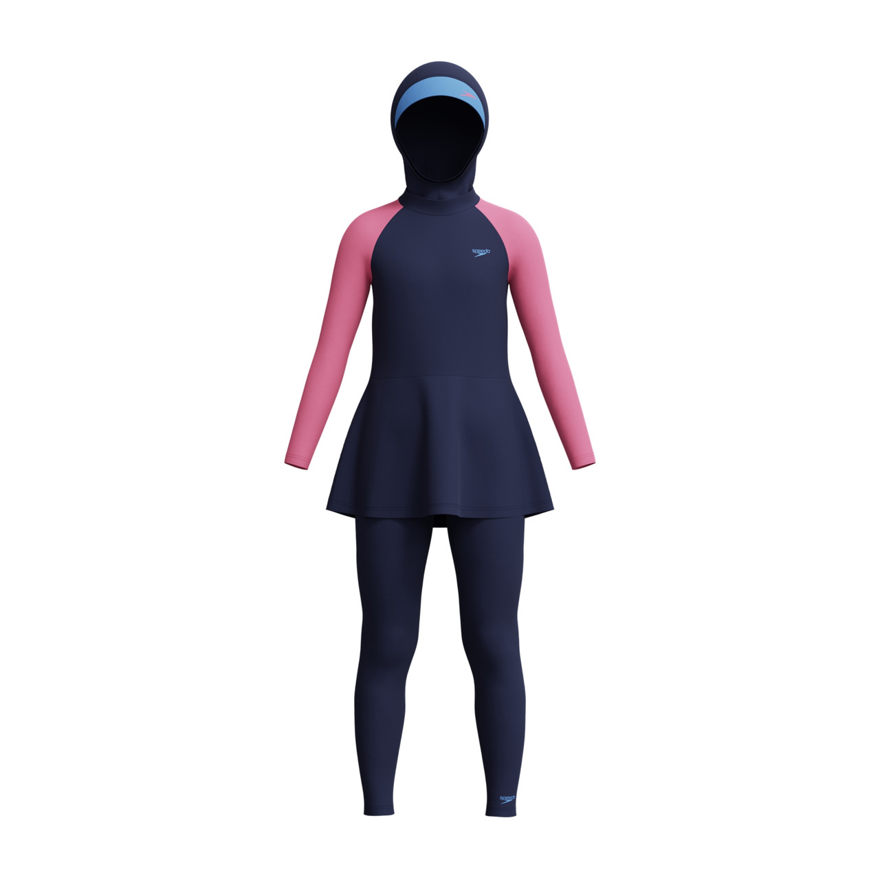 Speedo Modesty Colorblock 3 Piece Swim Set