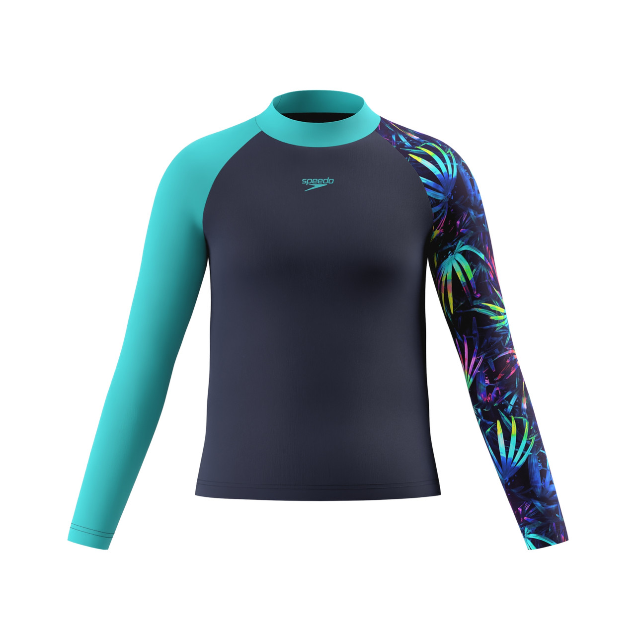 Speedo Long Sleeve Print Rash Guard