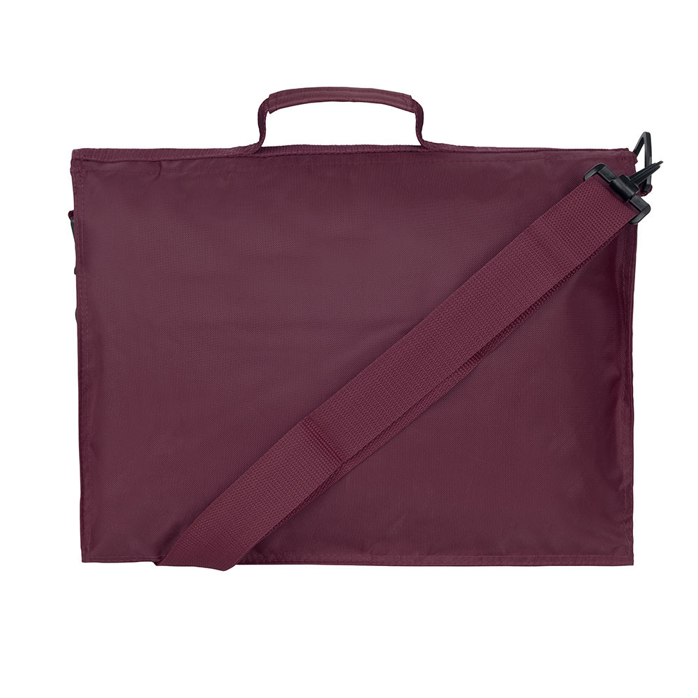 Premium Book Bag - Reflective & Safe, with Built-In Pencil Case & Name Tag for Personalisation - Perfect for Schools