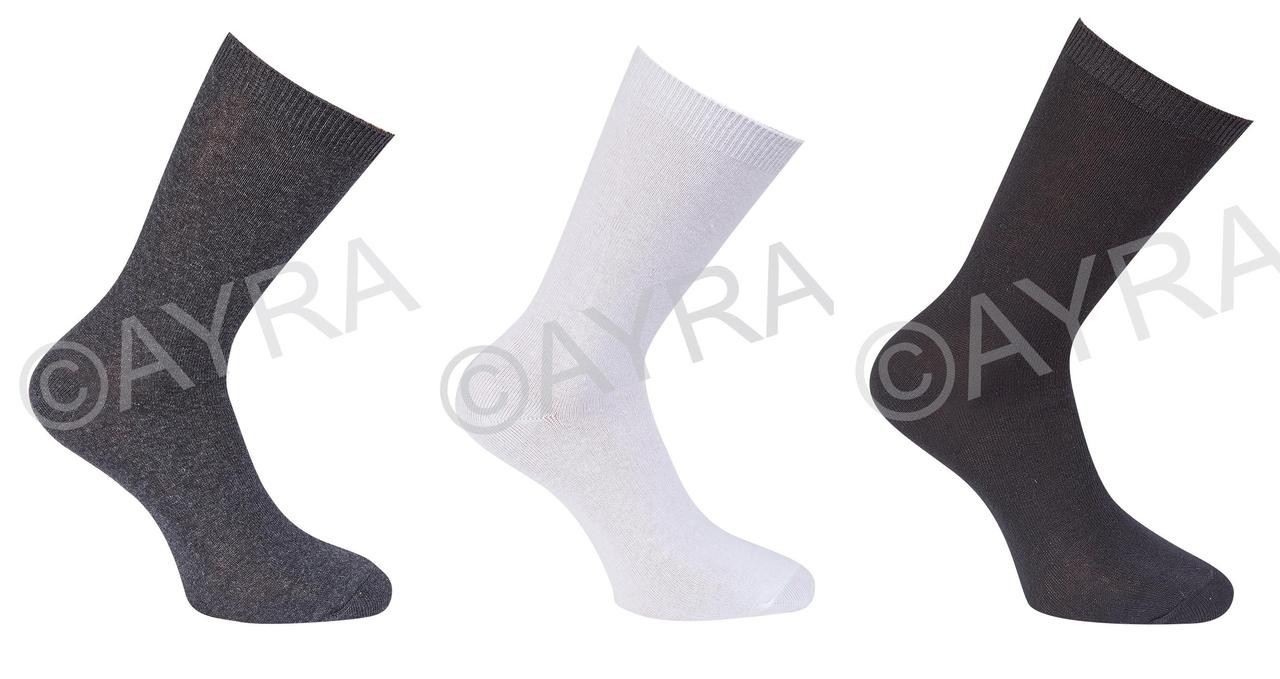 6 Pairs of Children, Boys, Girl Plain School Socks (Ayra)