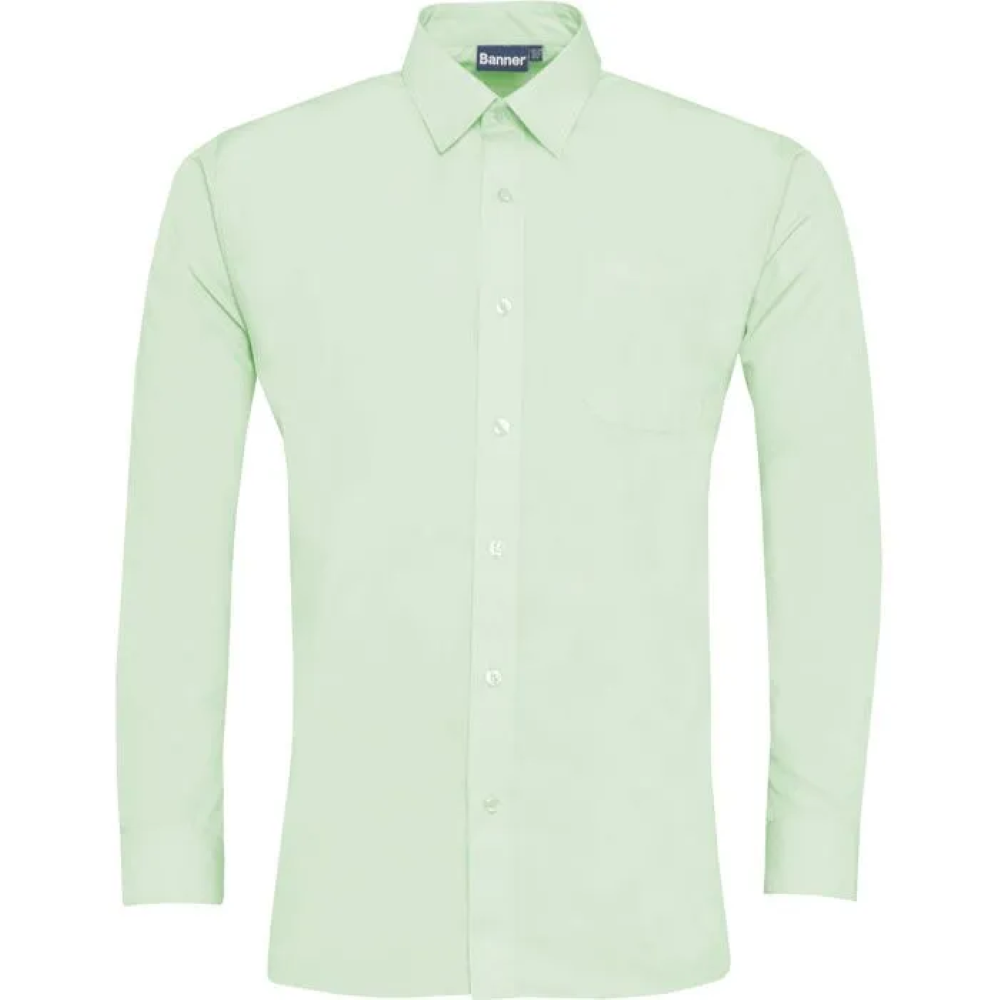 Boys Long Sleeve School Shirt Twin Pack (Banner)