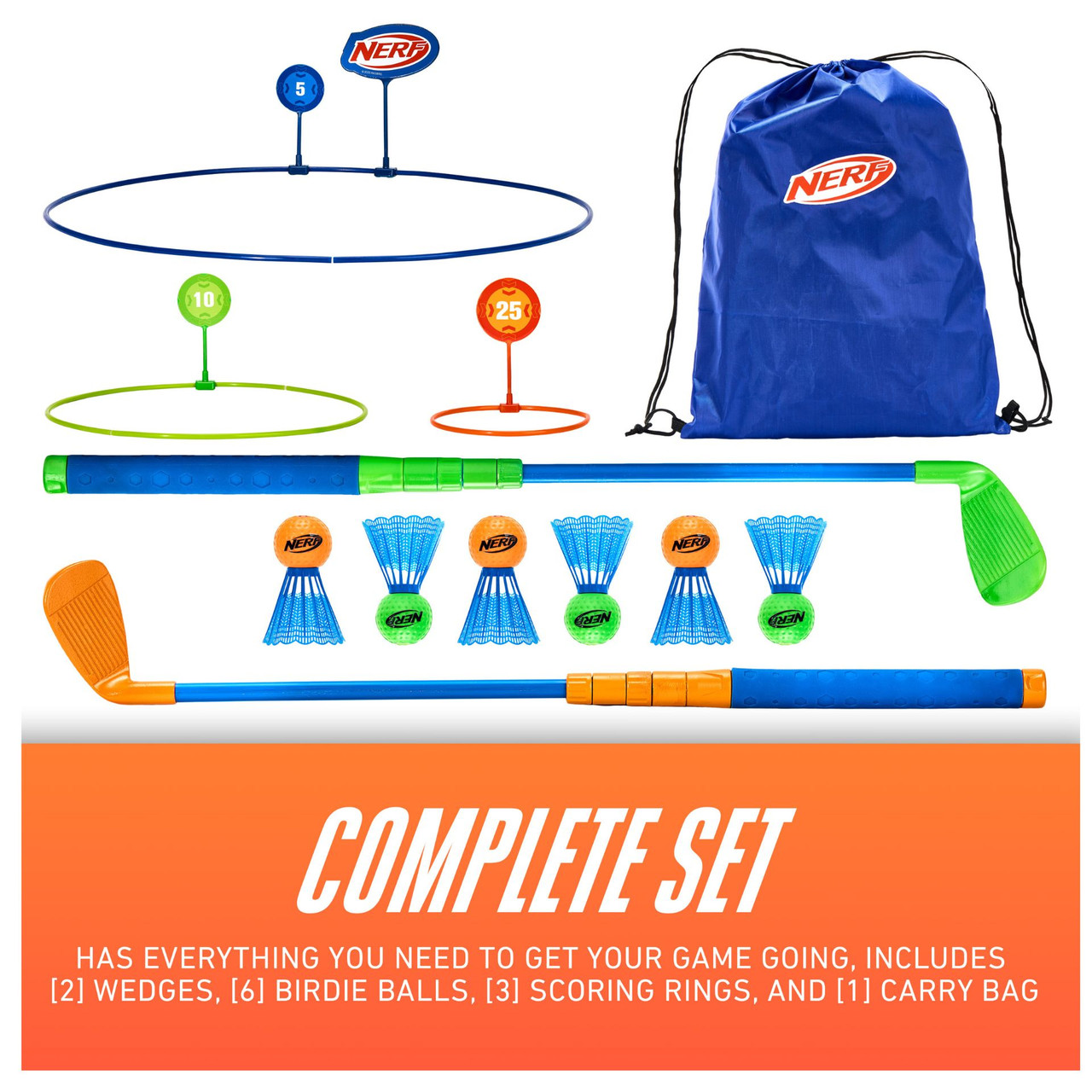 Nerf Birdie Shot Golf Set