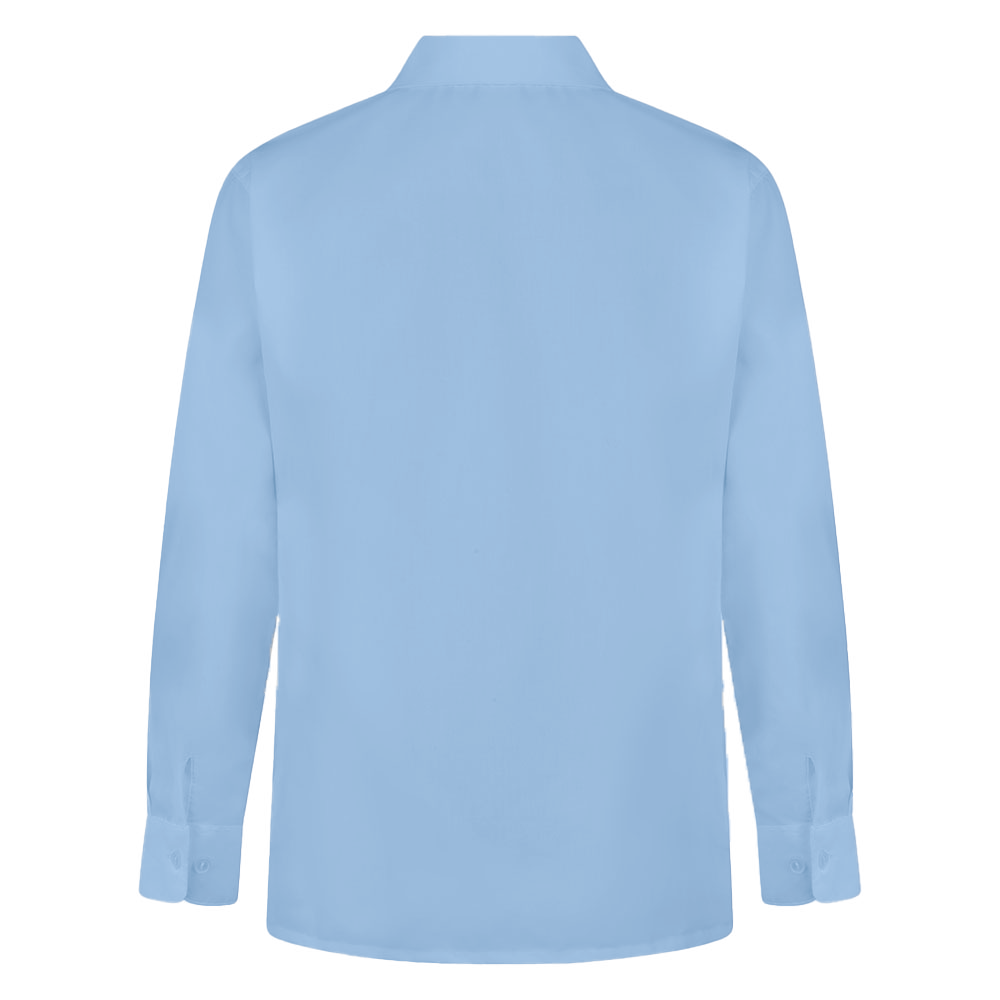 Long Sleeve Non Iron Revere Collar Eco-Blouse - Twin Pack (Zeco)