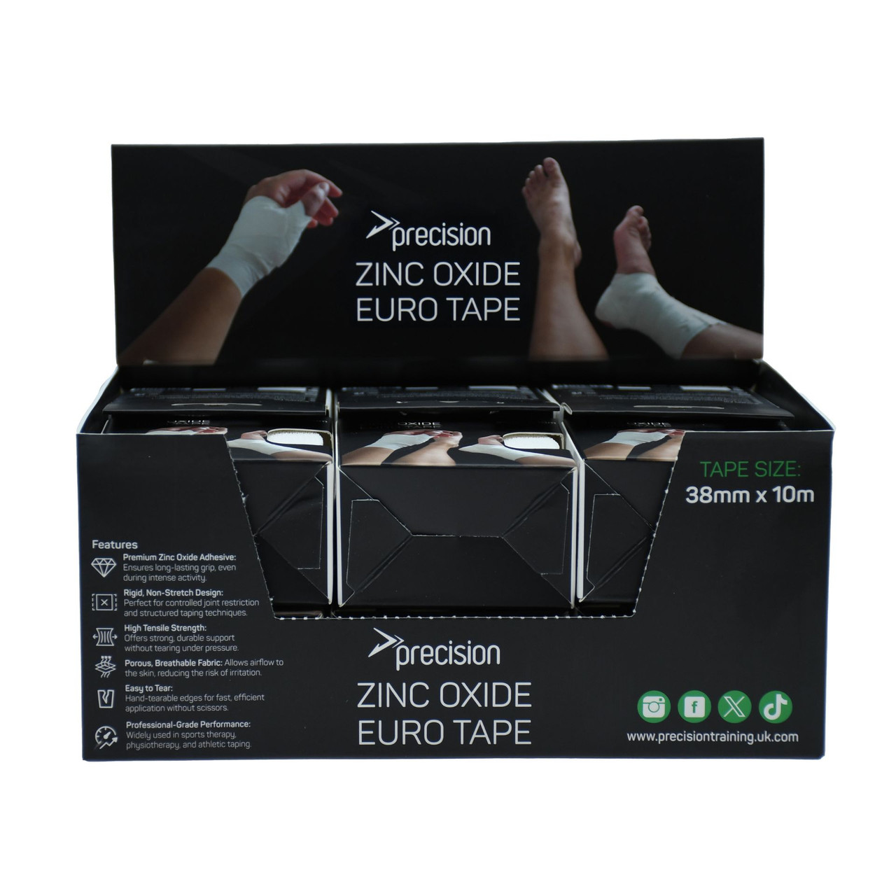 Precision Zinc Oxide Euro Tape