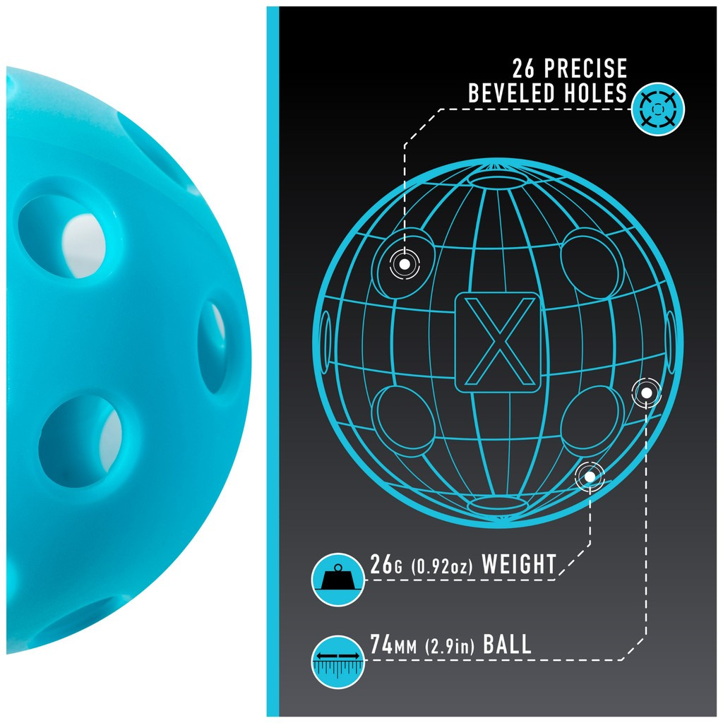 Franklin Indoor X-26 Pickleball (Pack of 100)