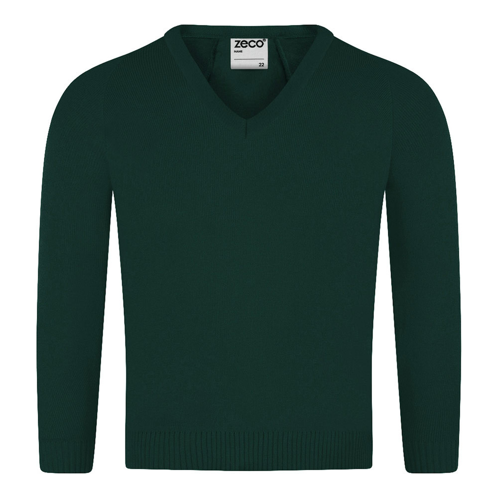 Knitted V-Neck Jumper (Zeco)