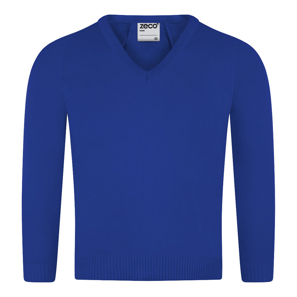 Knitted V-Neck Jumper (Zeco)