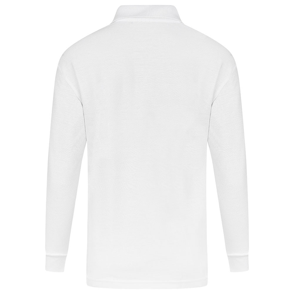 Twin Pack School White Long Sleeve Polo Shirt (Zeco)