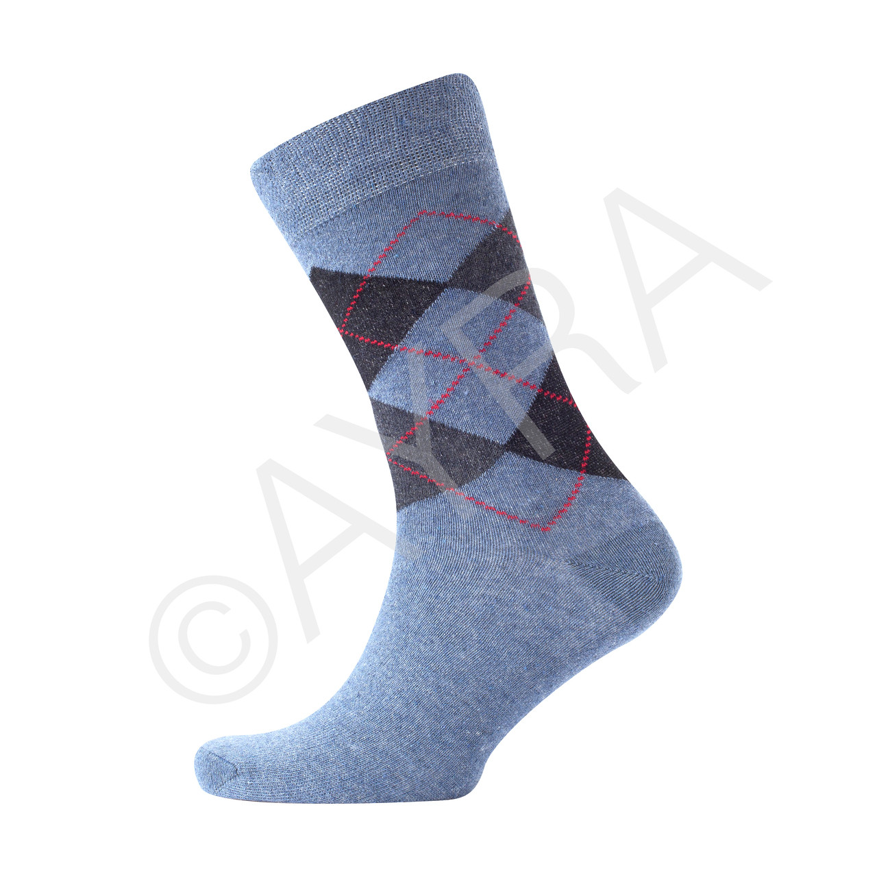 12 pairs of men's argyle diamond socks with Lycra