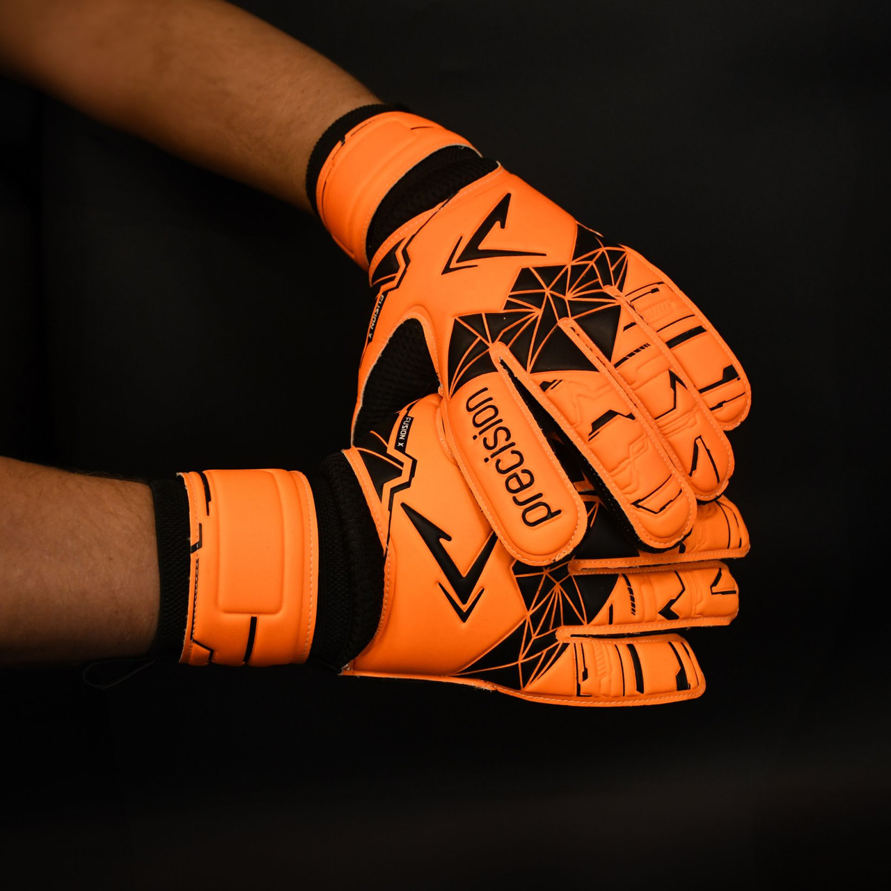 Precision Fusion X Flat Cut Essential Goalkeeper Gloves