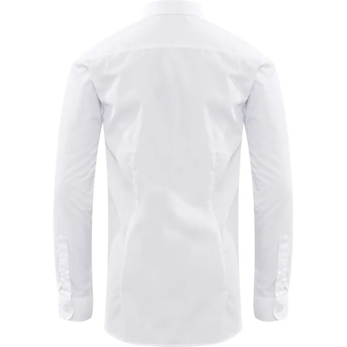 Boys Slim Fit School Long Sleeve School Shirt Twin Pack (Banner)