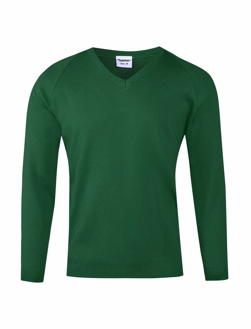 50/50 V-Neck School Jumper (Banner)