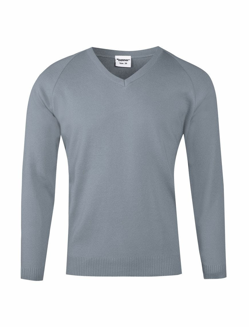 50/50 V-Neck School Jumper (Banner)