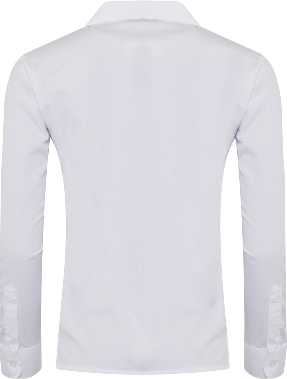 Girls Twin Pack Revere Collar Long Sleeve School Blouse (Banner)