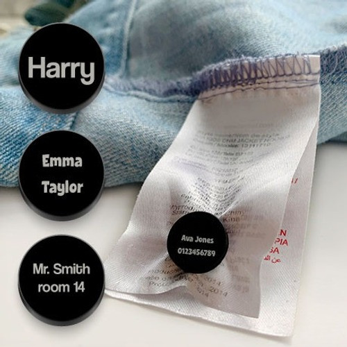Easy2Name EasyTags Click-On Name Tags for Clothes