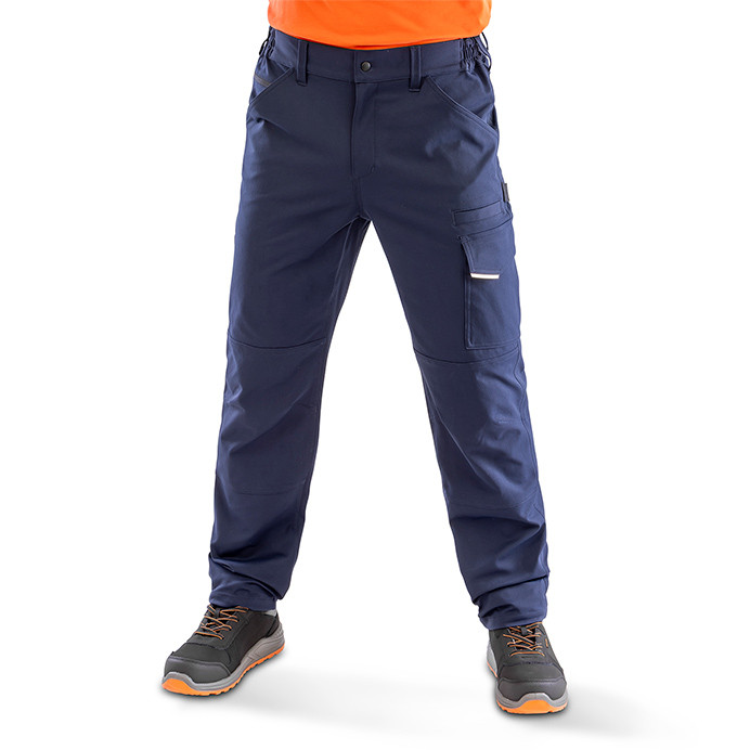Stretch Work Trousers, Slim Fit with 9 Pockets (Result Recycled R518X)