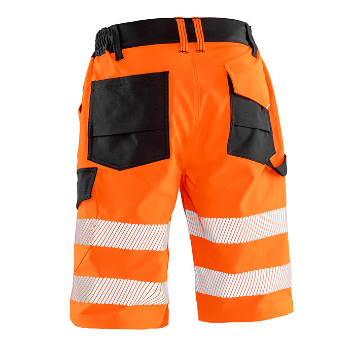 Hi Vis Stretch Work Shorts, EN ISO 20471 Class 1 (Result Recycled Safe-Guard R519X)