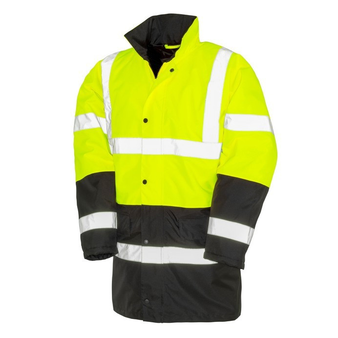 Hi Vis Coat, Class 3 Waterproof Motorway 2-Tone (Result Safe-Guard R452X)