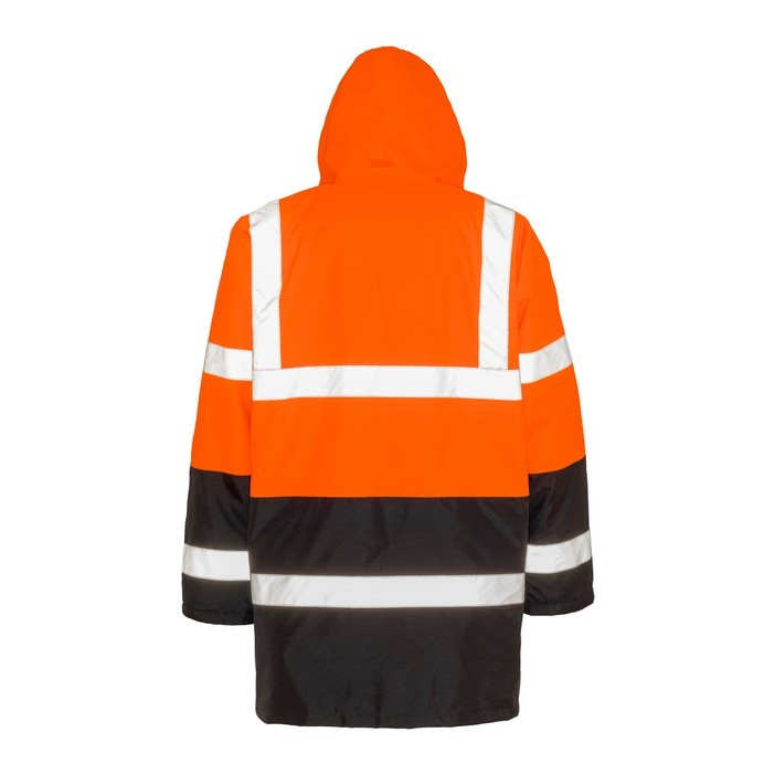 Hi Vis Coat, Class 3 Waterproof Motorway 2-Tone (Result Safe-Guard R452X)