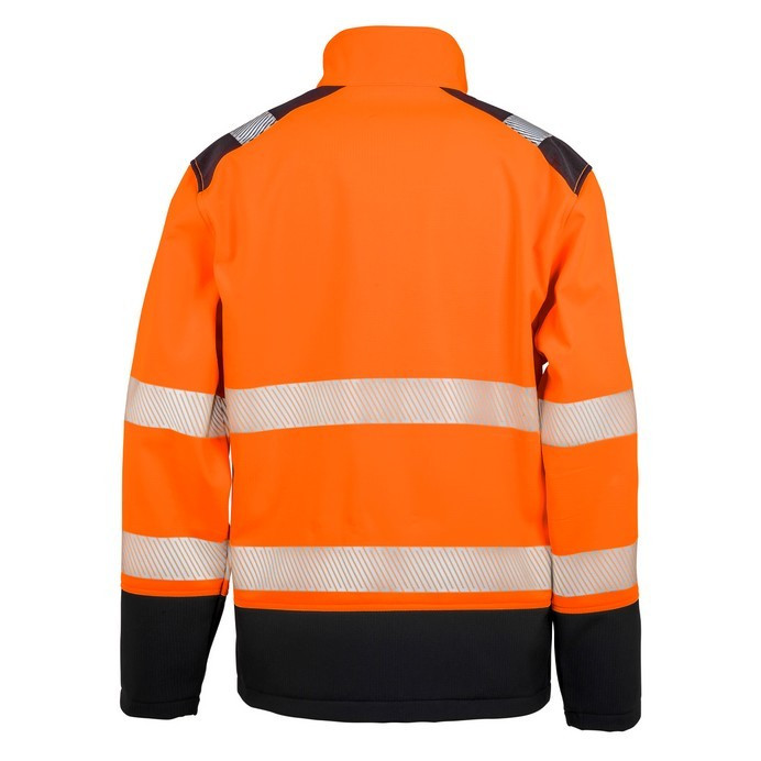 Hi Vis Softshell Jacket, Class 2, Ripstop (Result Work-Guard R476X)