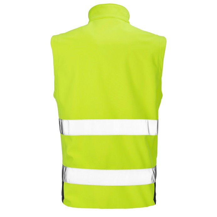 Hi Vis Softshell Gilet Bodywarmer, EN ISO 20471 Class 2 (Result Safe-Guard R451X)