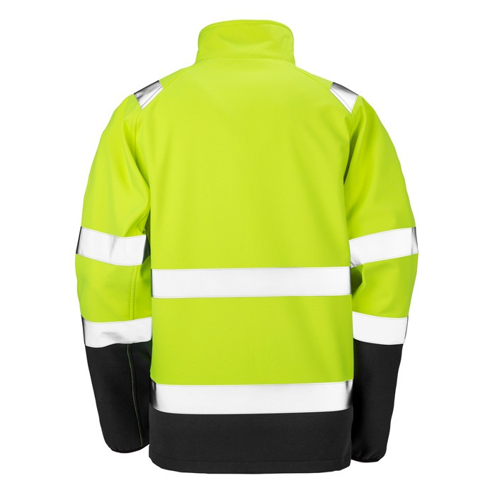 Hi Vis Softshell Jacket, EN ISO 20471 Class 2 (Result Safe-Guard R450X)