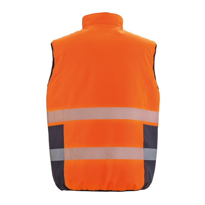 Reversible Hi Vis Gilet Bodywarmer, Padded, Class 2 (Result Safe-Guard R332X)