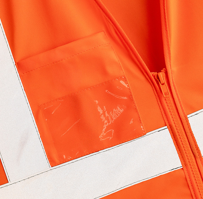 Hi Vis Zip Tabard with ID Pass Pocket, EN ISO 20471 Class 2 (Result R202X)
