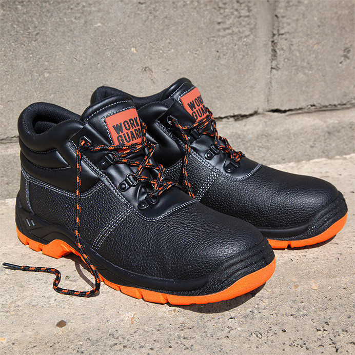 Steel Toe Cap Safety Shoes, S1PL FO SR Leather Work Shoes (Result Work-Guard R340X)