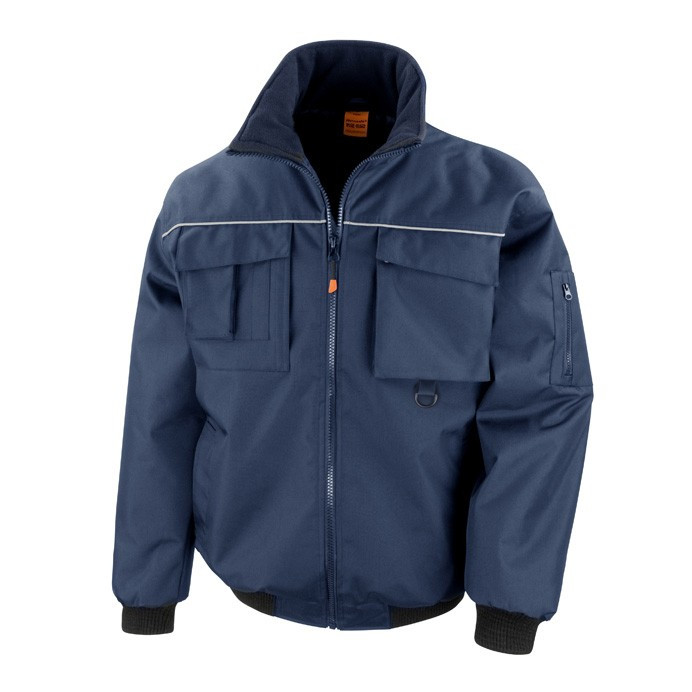 Waterproof Padded Pilot Work Jacket with Taped Seams (Result Work-Guard R300X)