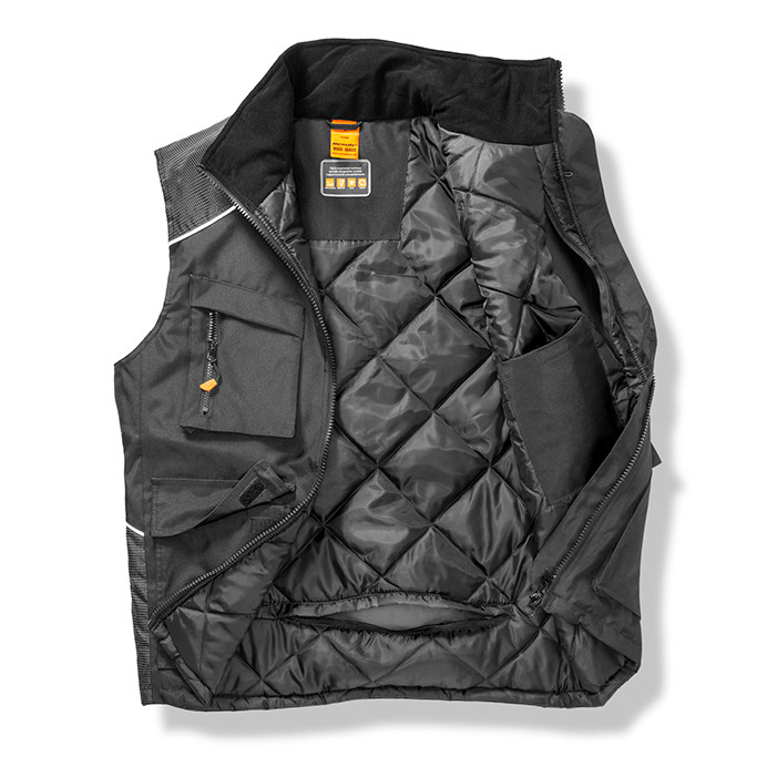 Mens Bodywarmer, Waterproof Padded Work Gilet (Result Work-Guard R306X)
