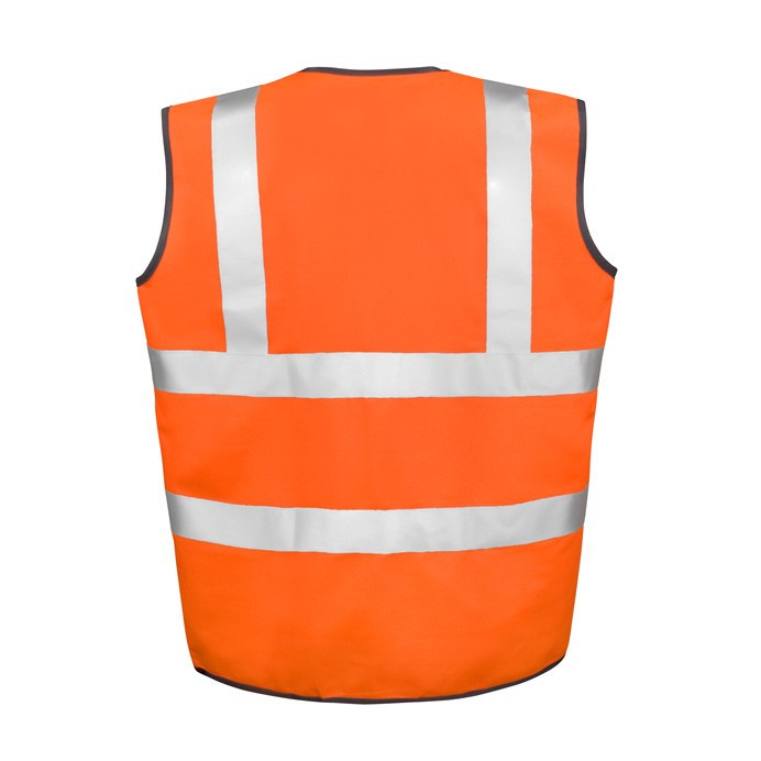Hi Vis Vest with 3M Scotchlite Tape, EN ISO 20471 Class 2 (Result Safe-Guard R021X)