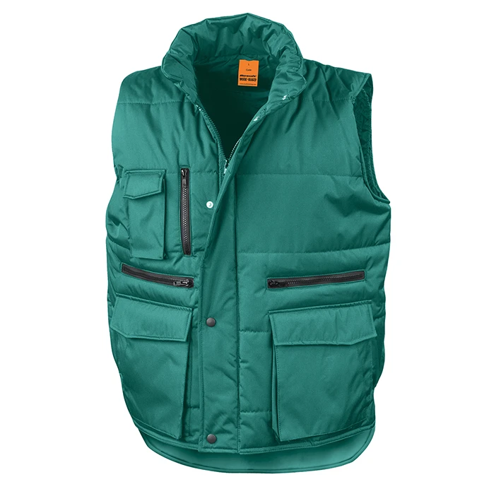 Mens Work Bodywarmer, Multi Pocket Ripstop (Result Work-Guard Lance R127X)