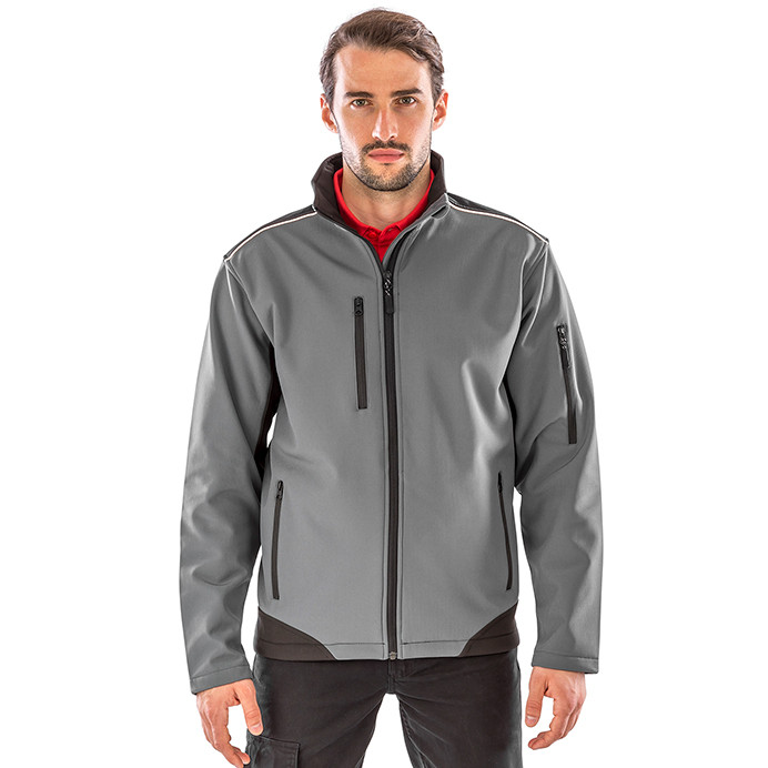 Softshell Work Jacket with CORDURA Panels, Ripstop (Result Work-Guard R124X)