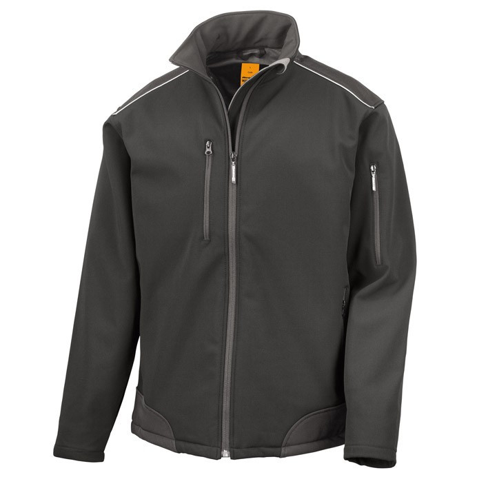 Softshell Work Jacket with CORDURA Panels, Ripstop (Result Work-Guard R124X)