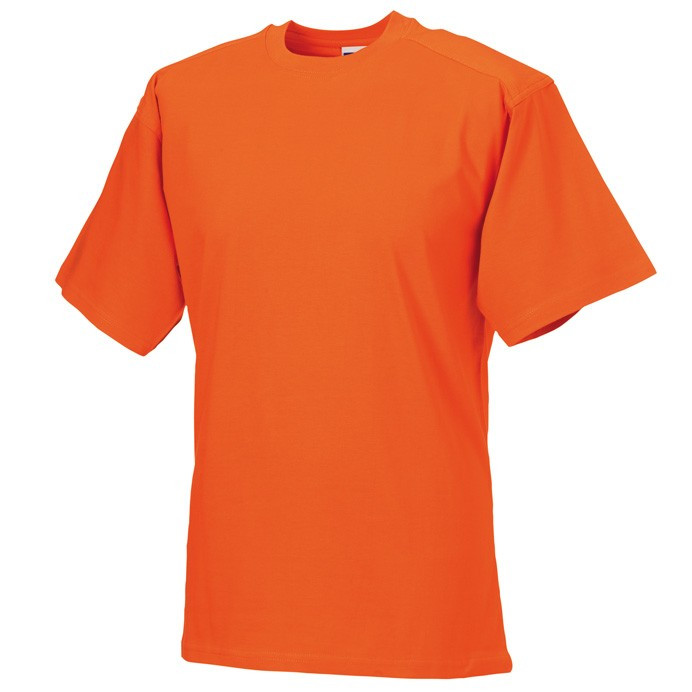 Heavy Duty Workwear T-Shirt, 60°C Washable Cotton (Russell J010M)