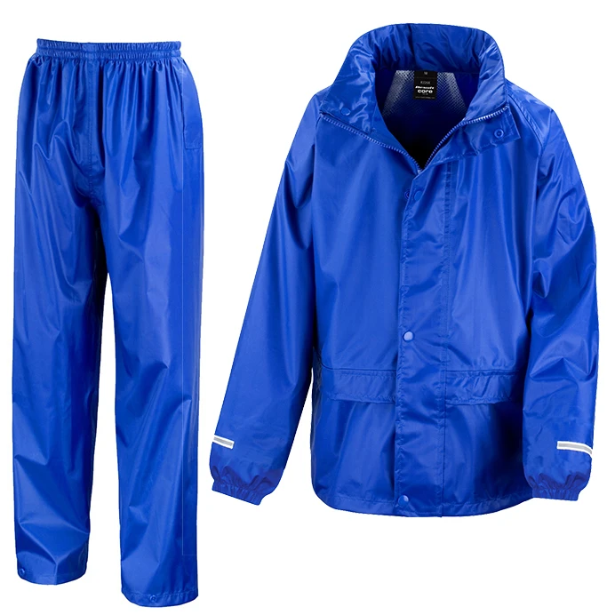 Kids Waterproof Rain Suit, Jacket and Trousers (Result Core R225J)
