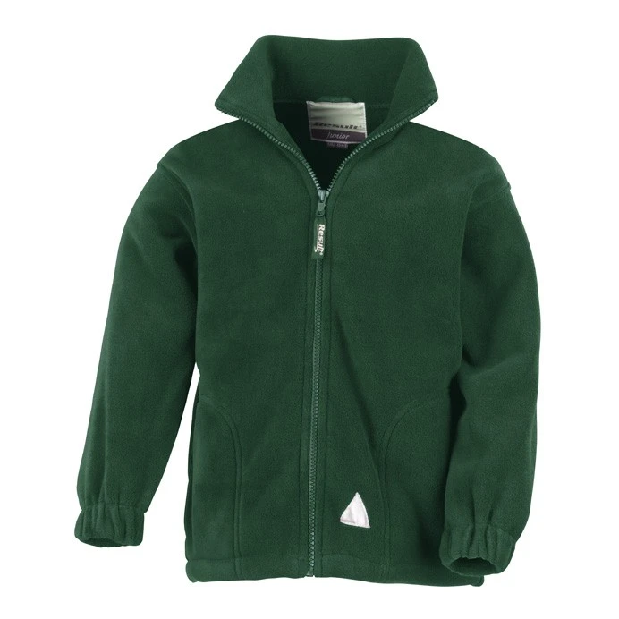 Kids Fleece Jacket, Warm Full Zip School Fleece (Result Polartherm R036)