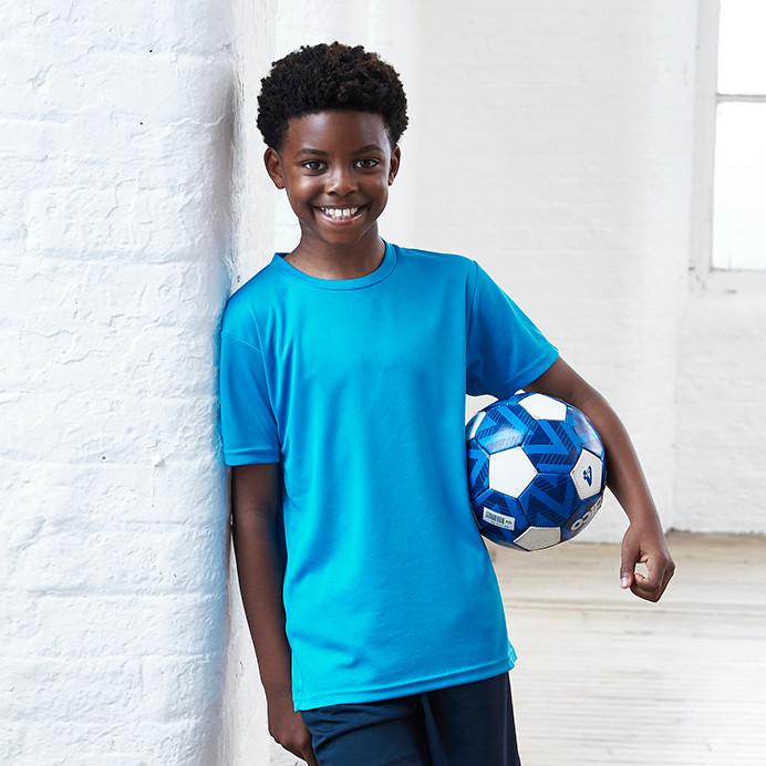 Kids PE T-Shirt, Plain Sports Tee in 18 Colours (AWDis Just Cool JC001J)