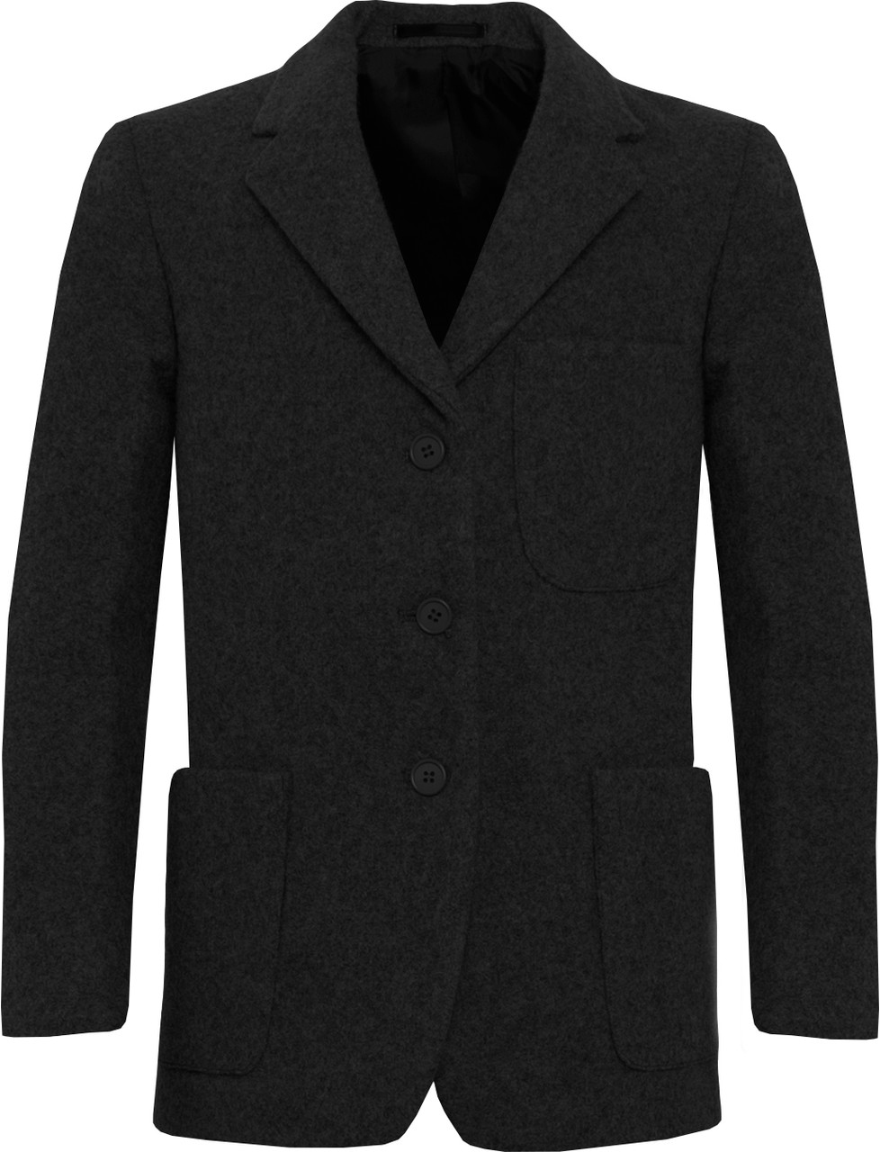 Flannel Fitted Zip Entry Blazer (Banner) (This is a special order item and is non-returnable)