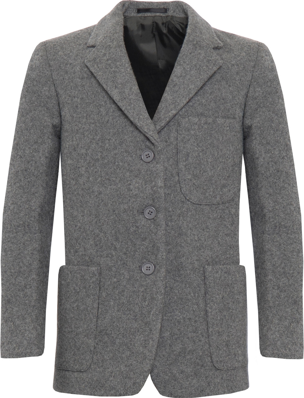 Flannel Fitted Zip Entry Blazer (Banner) (This is a special order item and is non-returnable)