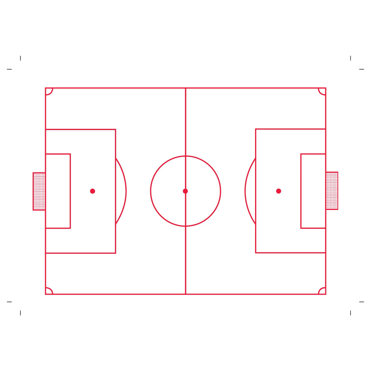 Precision A6 Football Pro-Coach Notepad (Pack 6)