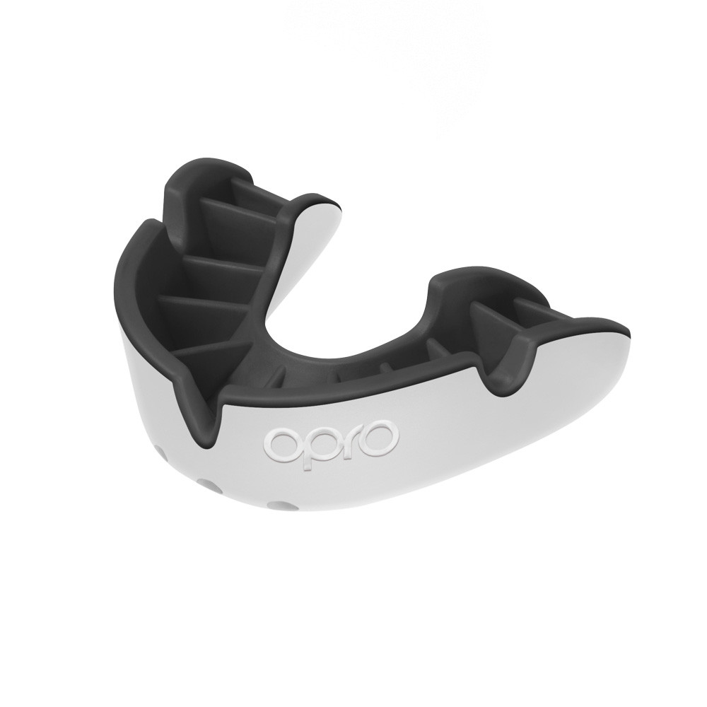 OPRO Silver Level Mouthguard Essential Fit – Gum Shield Adult and Kids – OPRO Mouth Guard Boxing and MMA, Easy Self-Fit Gum Shield Rugby and Hockey