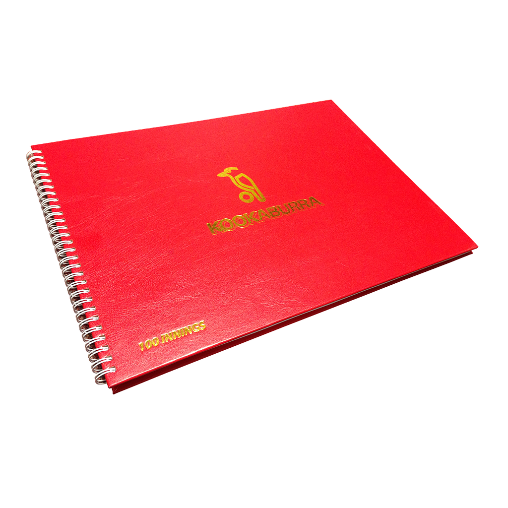 Kookaburra Scorebook Wirebound - 100 inns