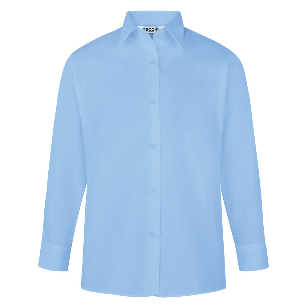 Girls Twin Pack School Wear LONG Sleeve Blouse (Zeco)