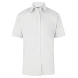 Girls Twin Pack School Wear SHORT Sleeve Blouse (Zeco) (GB3102) White Front