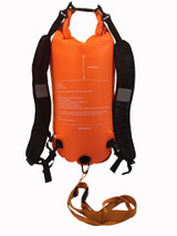 Zone3 2 LED Light Backpack Swim Safety Buoy/Dry Bag (28L) (SA212LBP113)