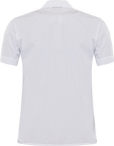 Revere Collar Short Sleeve School Blouse (Banner) White Back